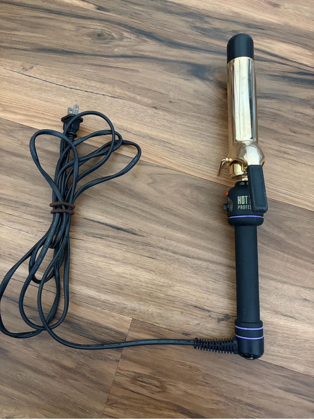 Hot Tools Professional Gold Curling Iron – Adjustable Heat